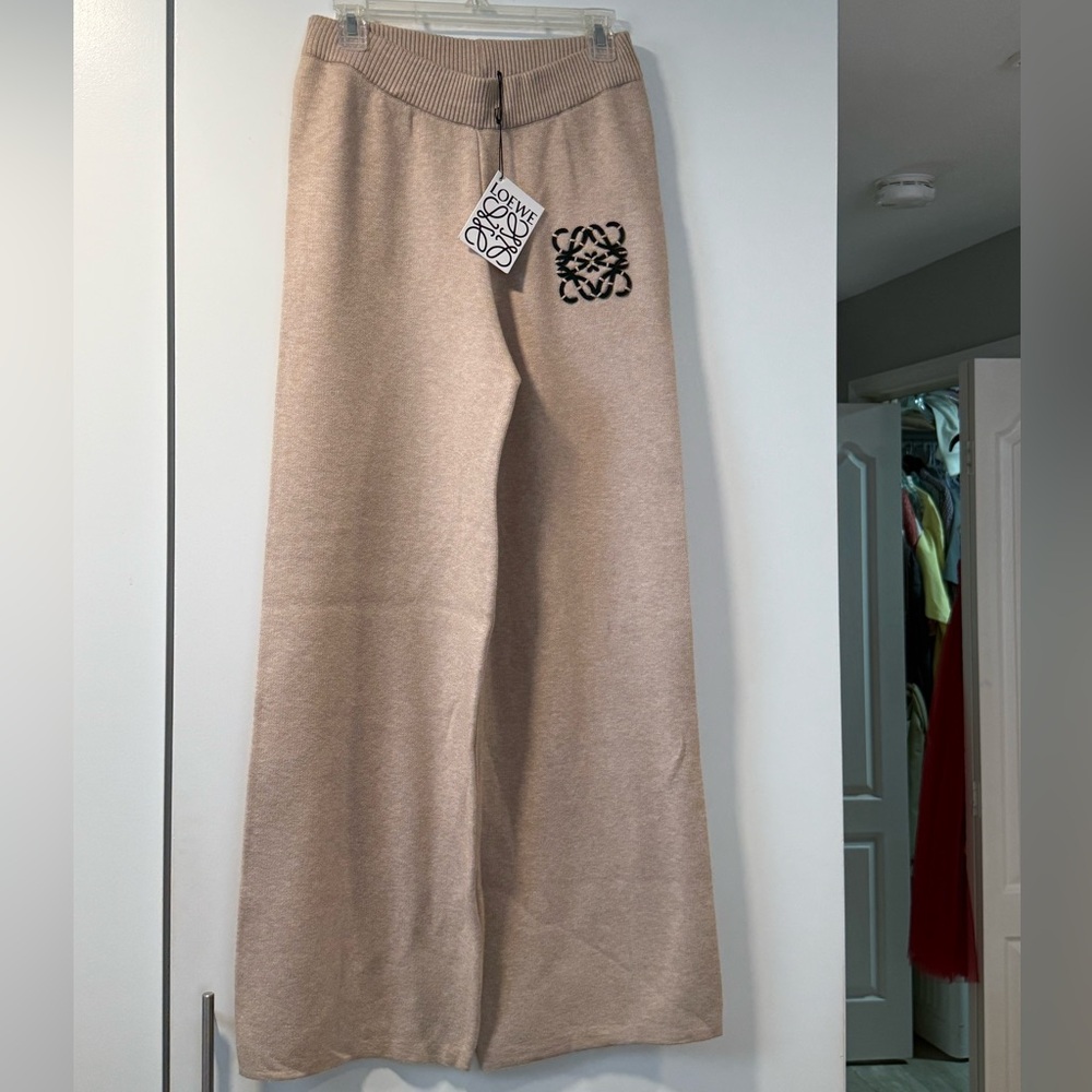 Elegant Beige Knit pants